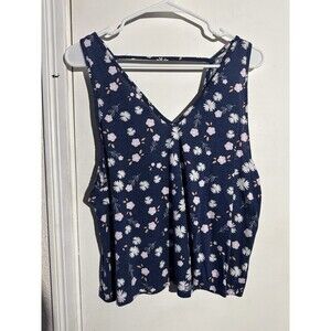 Flora by Flora Nikrooz Women's Floral Tank Top, Large